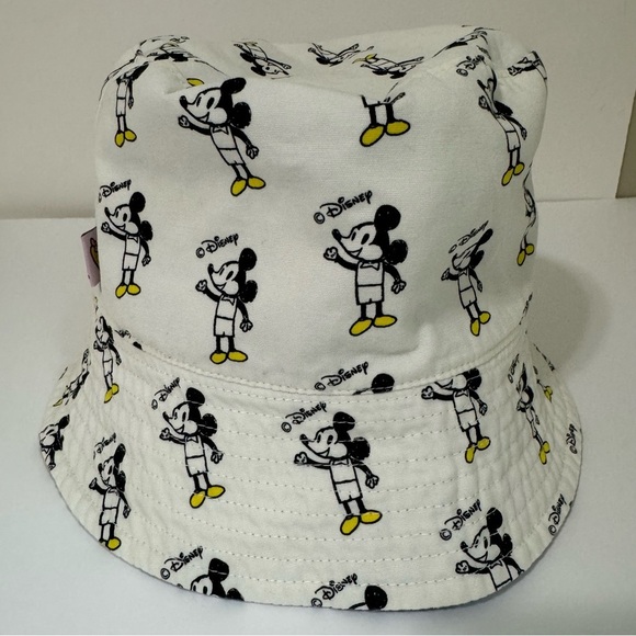 Disney Japan Reversible Mickey Mouse Bucket Hat Nanako Kanemitsu 100% Cotton - Picture 7 of 15